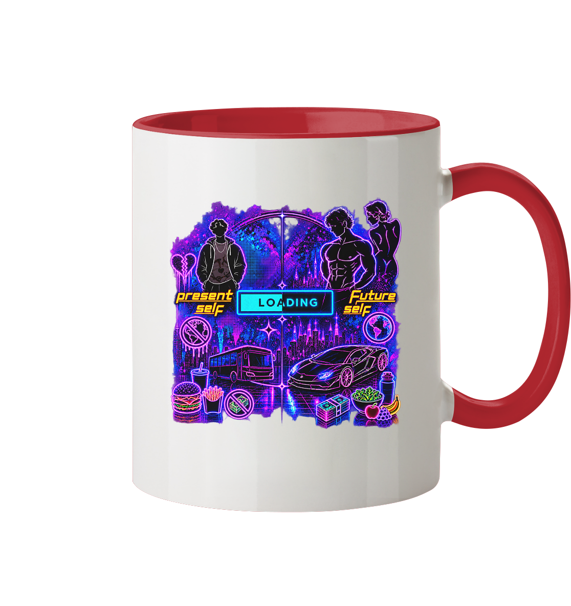 LOADiNG - Tasse zweifarbig