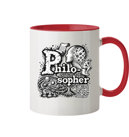The Philosopher - Tasse zweifarbig