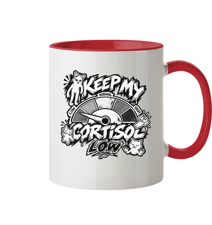 low CORTiSOL - Tasse zweifarbig