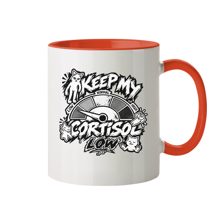 low CORTiSOL - Tasse zweifarbig