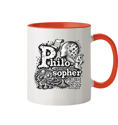 The Philosopher - Tasse zweifarbig