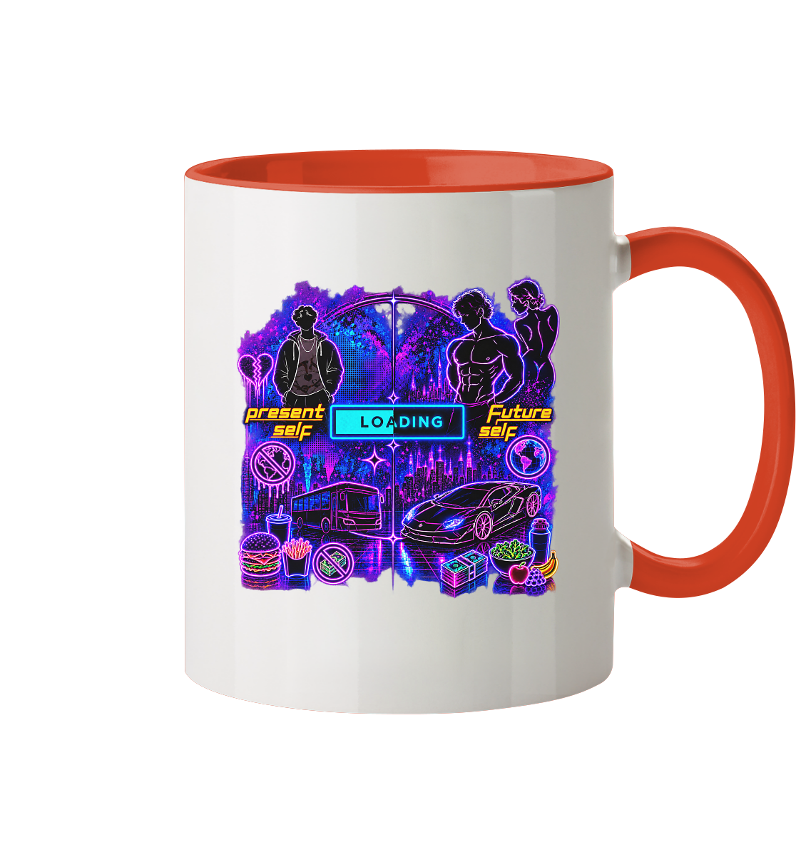 LOADiNG - Tasse zweifarbig