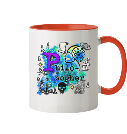 The Philosopher - Tasse zweifarbig