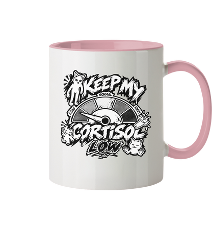 low CORTiSOL - Tasse zweifarbig