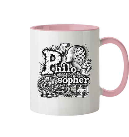 The Philosopher - Tasse zweifarbig