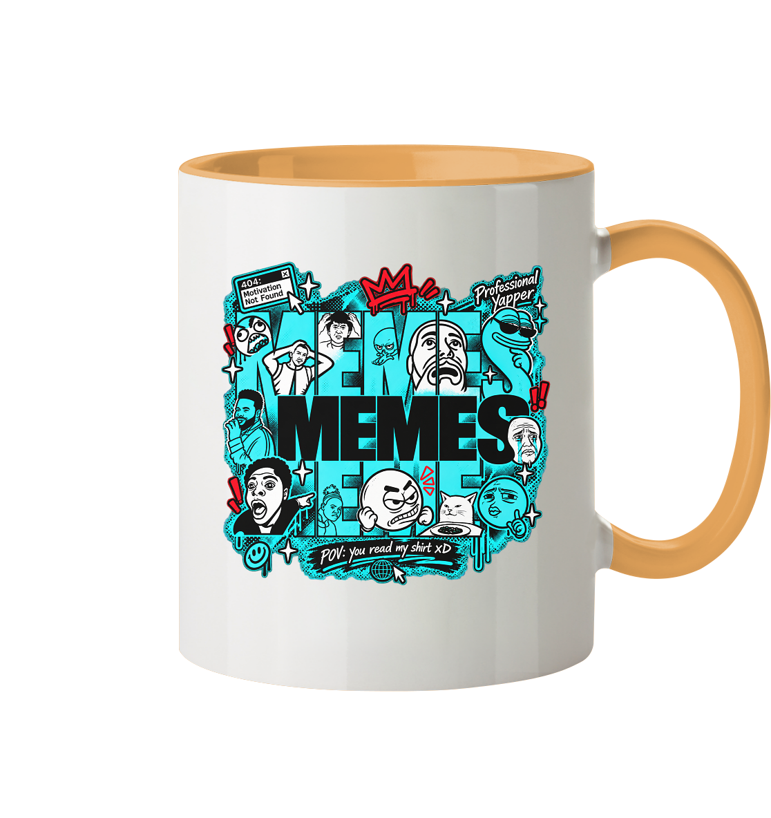The Meme - Tasse zweifarbig