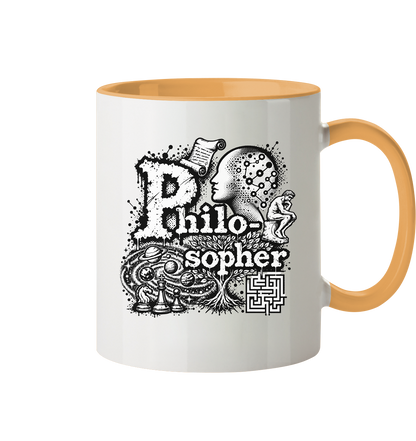 The Philosopher - Tasse zweifarbig