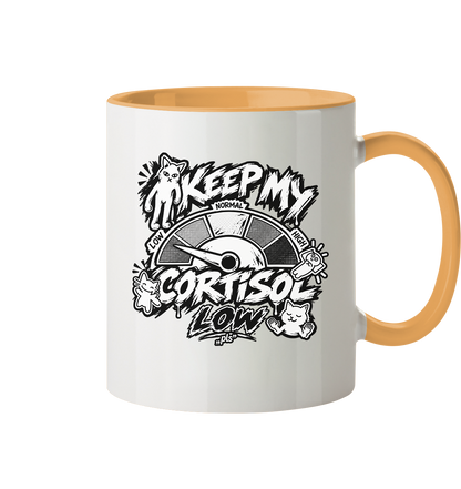 low CORTiSOL - Tasse zweifarbig