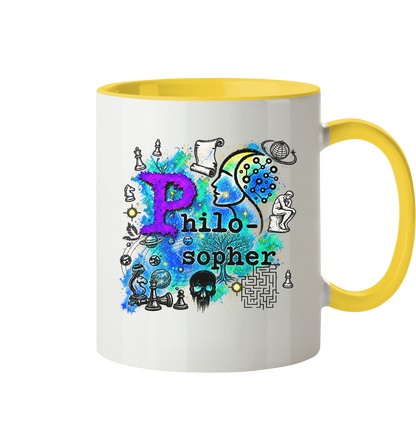 The Philosopher - Tasse zweifarbig