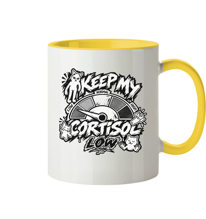 low CORTiSOL - Tasse zweifarbig