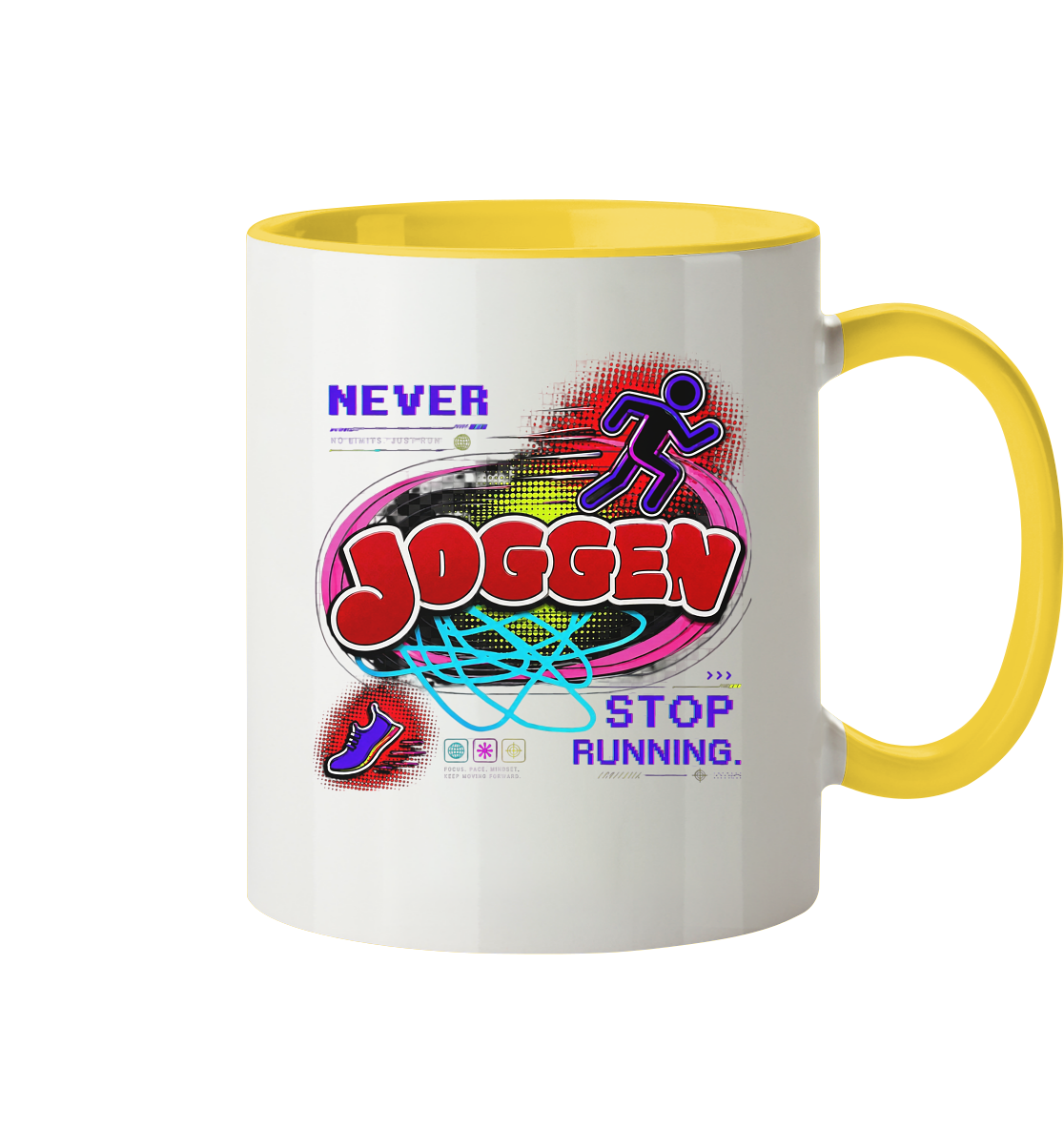 The JoGGer - Tasse zweifarbig