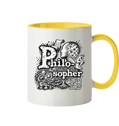 The Philosopher - Tasse zweifarbig