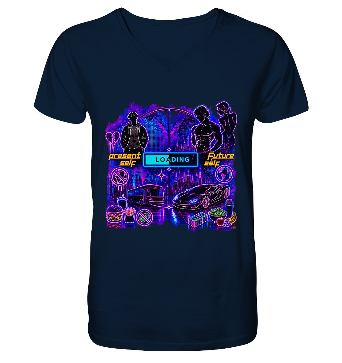 LOADiNG - V-Neck Shirt