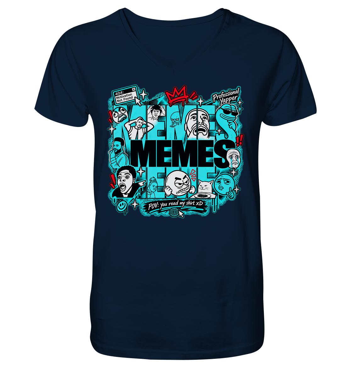 The Meme - V-Neck Shirt