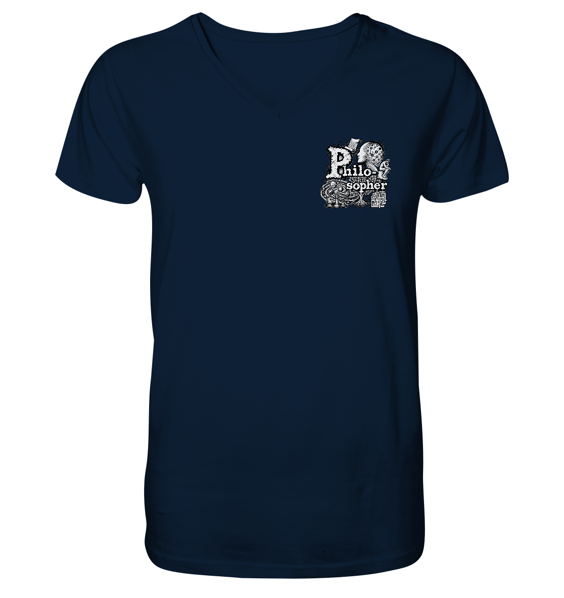 The Philosopher - V-Neck Shirt