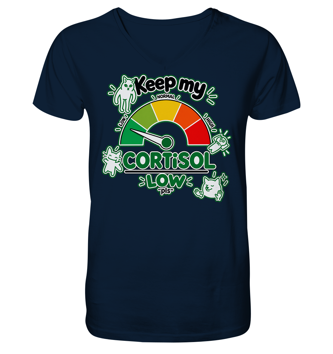 low CORTiSOL - V-Neck Shirt
