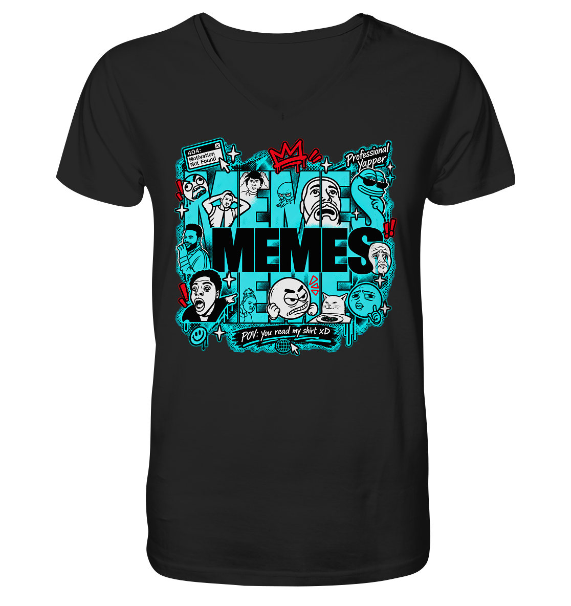 The Meme - V-Neck Shirt