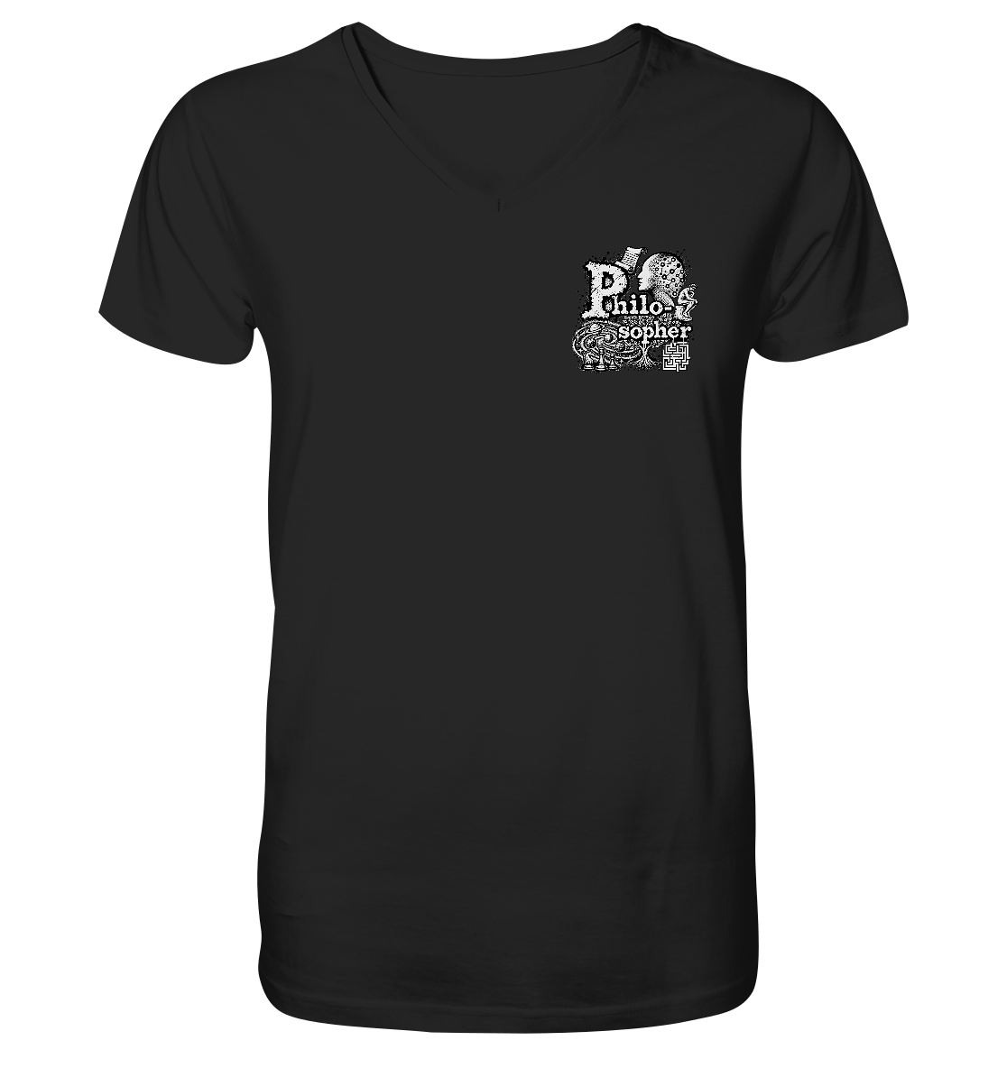 The Philosopher - V-Neck Shirt