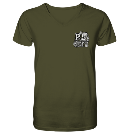 The Philosopher - V-Neck Shirt