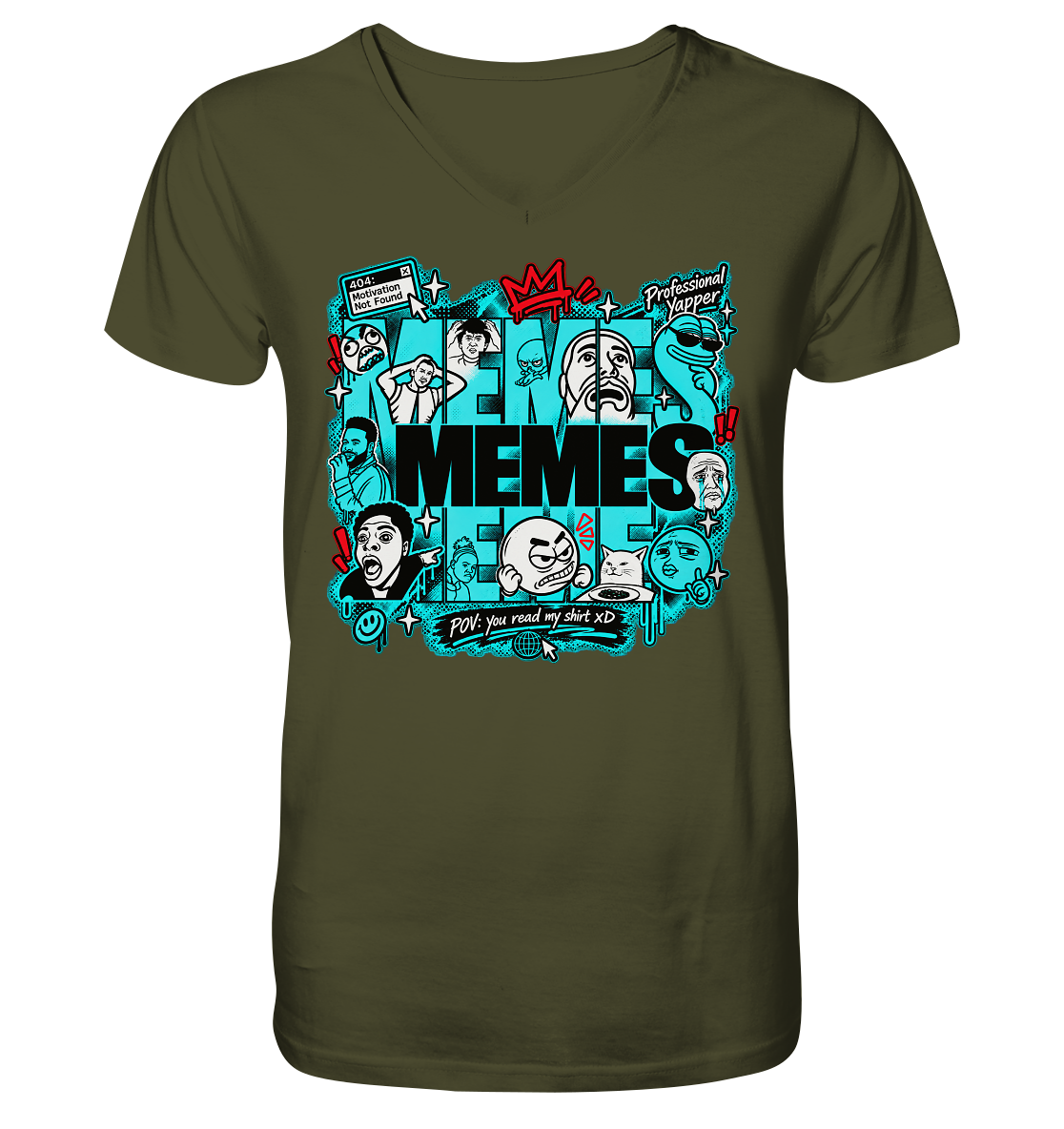The Meme - V-Neck Shirt