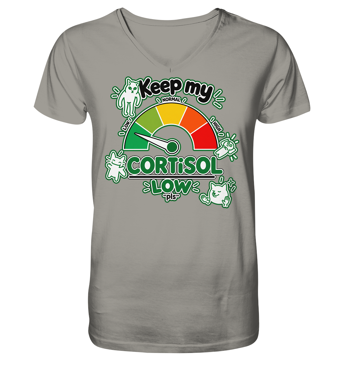 low CORTiSOL - V-Neck Shirt