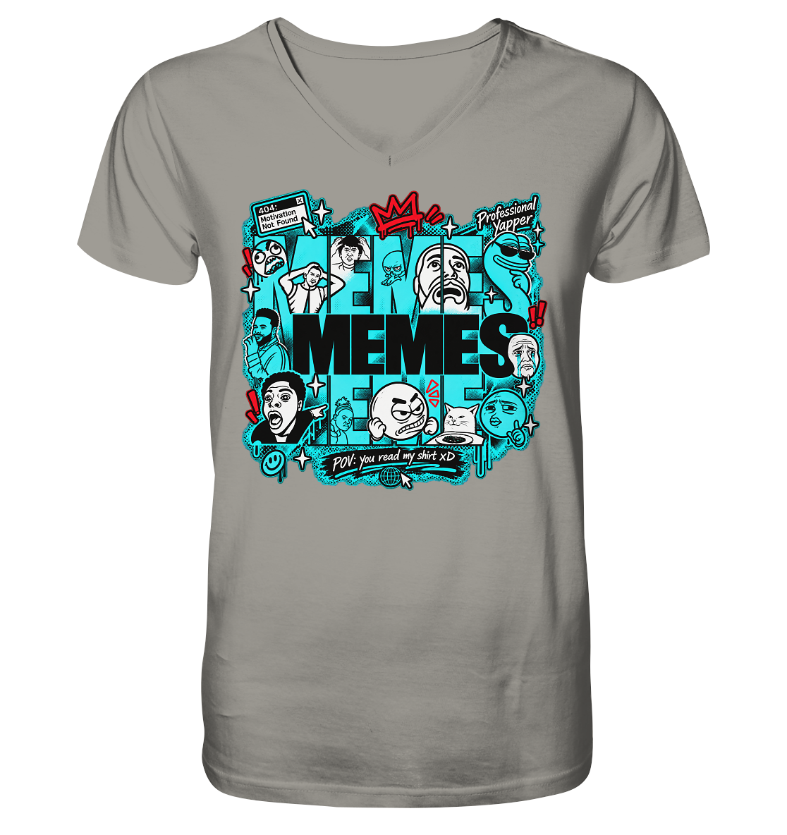 The Meme - V-Neck Shirt