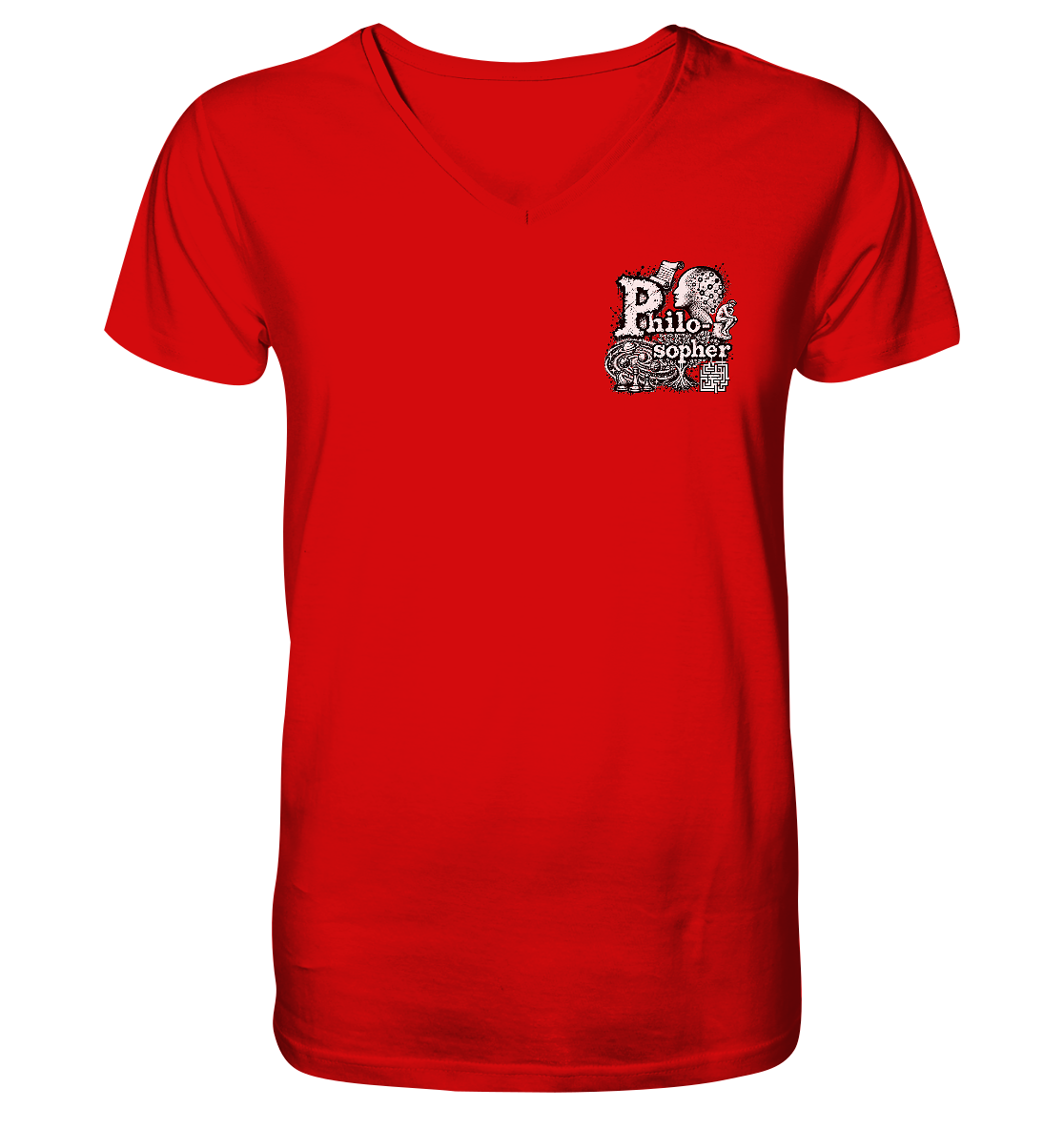 The Philosopher - V-Neck Shirt
