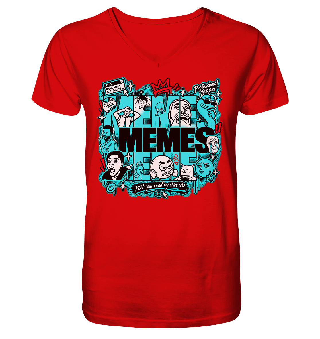 The Meme - V-Neck Shirt