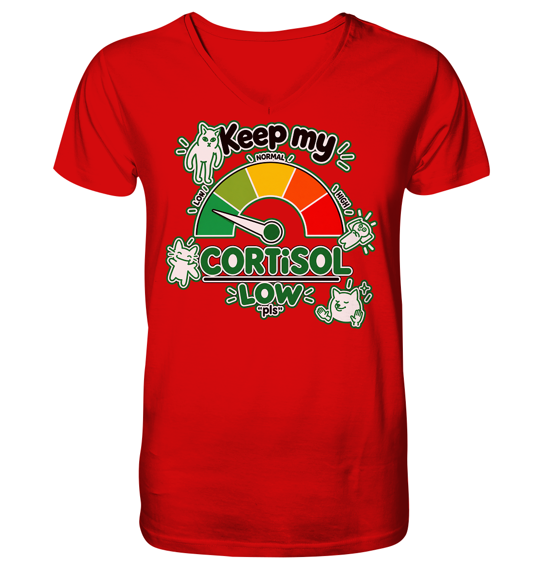 low CORTiSOL - V-Neck Shirt