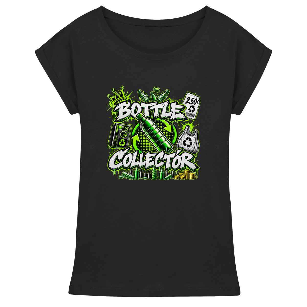 PFANDOM - Womens Extended Shoulder T-Shirt