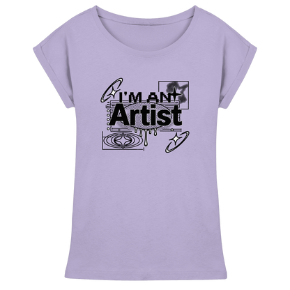 The Artist BASiCS - Womens Extended Shoulder T-Shirt