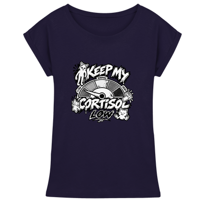 low CORTiSOL - Womens Extended Shoulder T-Shirt