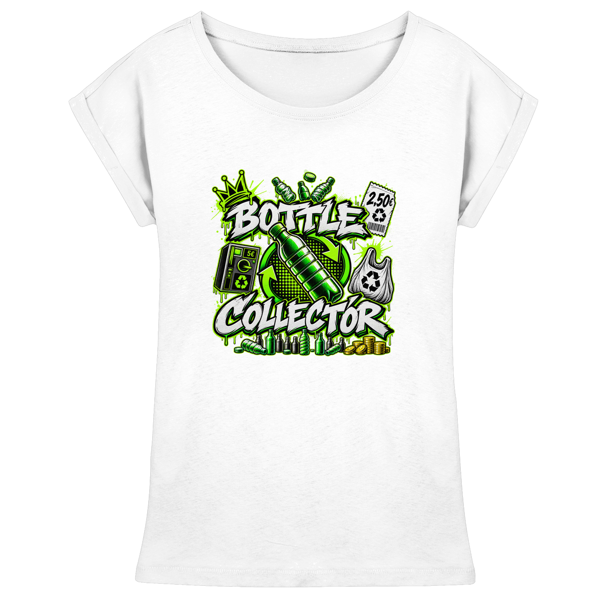 PFANDOM - Womens Extended Shoulder T-Shirt