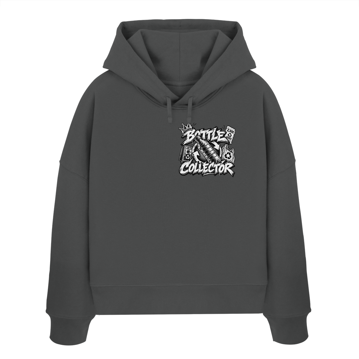 PFANDOM BASiCS  - Womens Organic Boxcut Hoodie