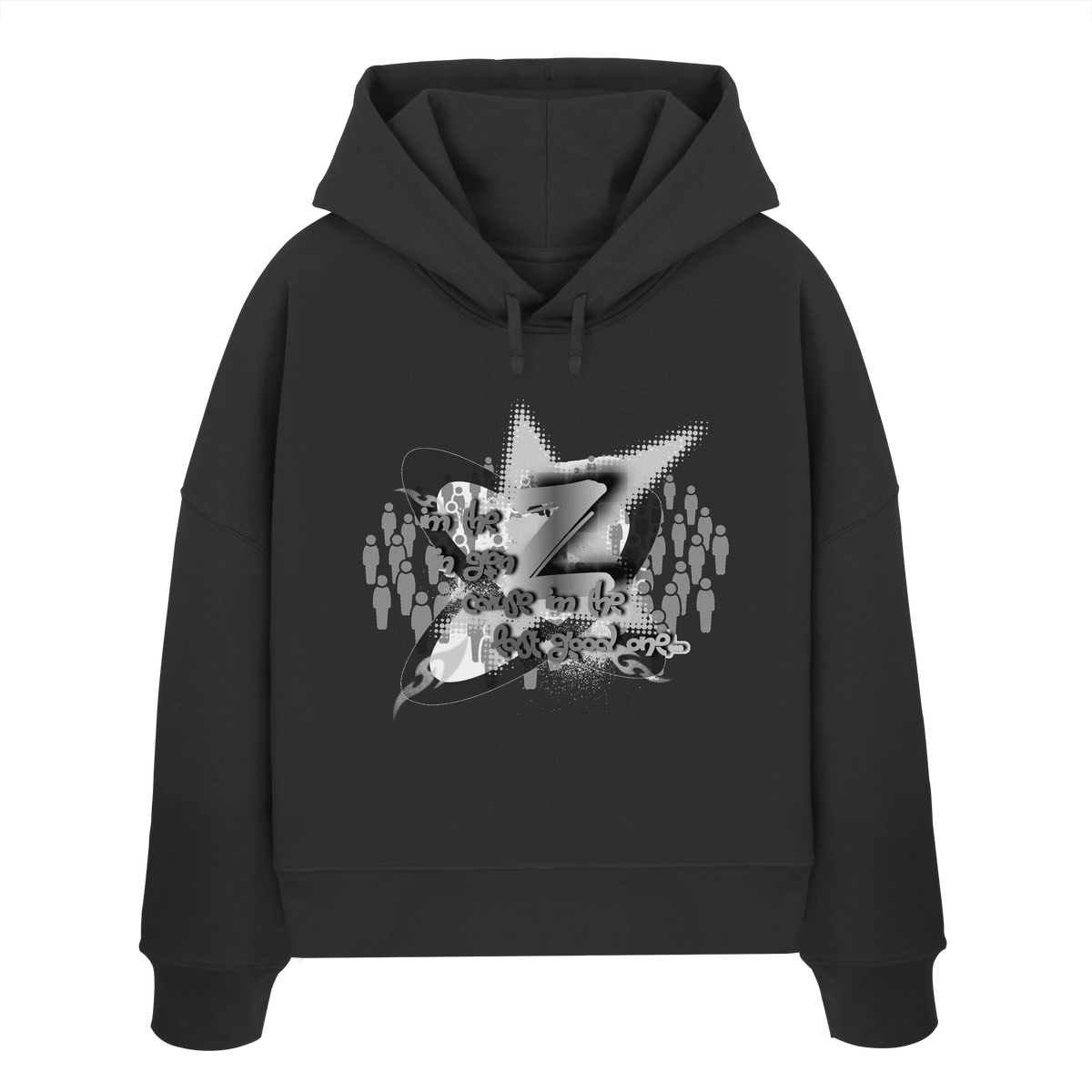The Rebellion Z BASiC - Womens Organic Boxcut Hoodie