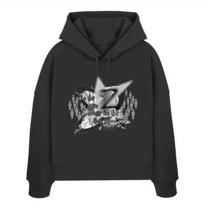 The Rebellion Z BASiC - Womens Organic Boxcut Hoodie