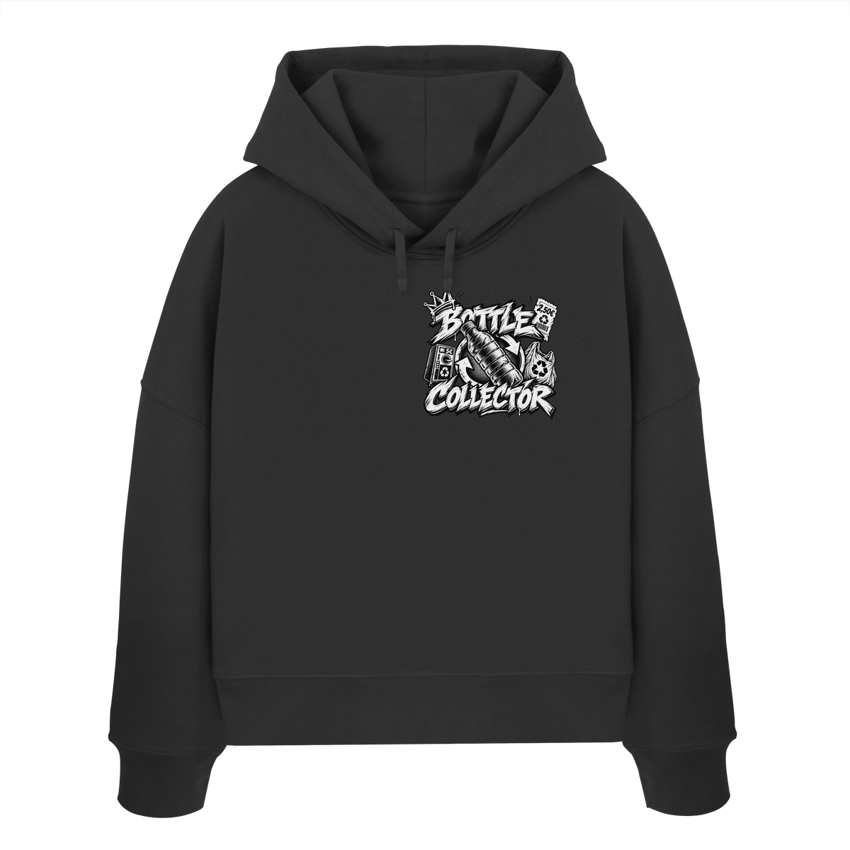 PFANDOM BASiCS  - Womens Organic Boxcut Hoodie