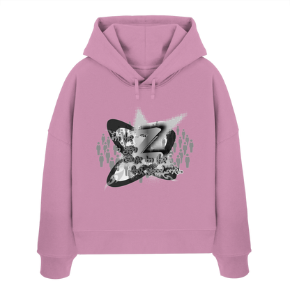 The Rebellion Z BASiC - Womens Organic Boxcut Hoodie