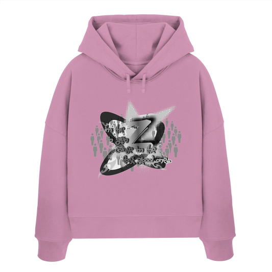The Rebellion Z BASiC - Womens Organic Boxcut Hoodie