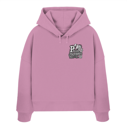 The Philosopher - Womens Organic Boxcut Hoodie