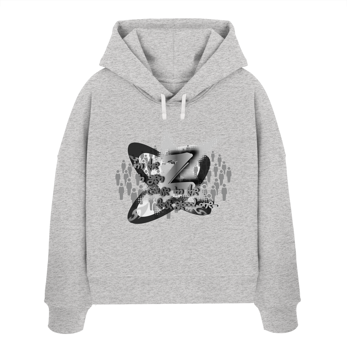 The Rebellion Z BASiC - Womens Organic Boxcut Hoodie