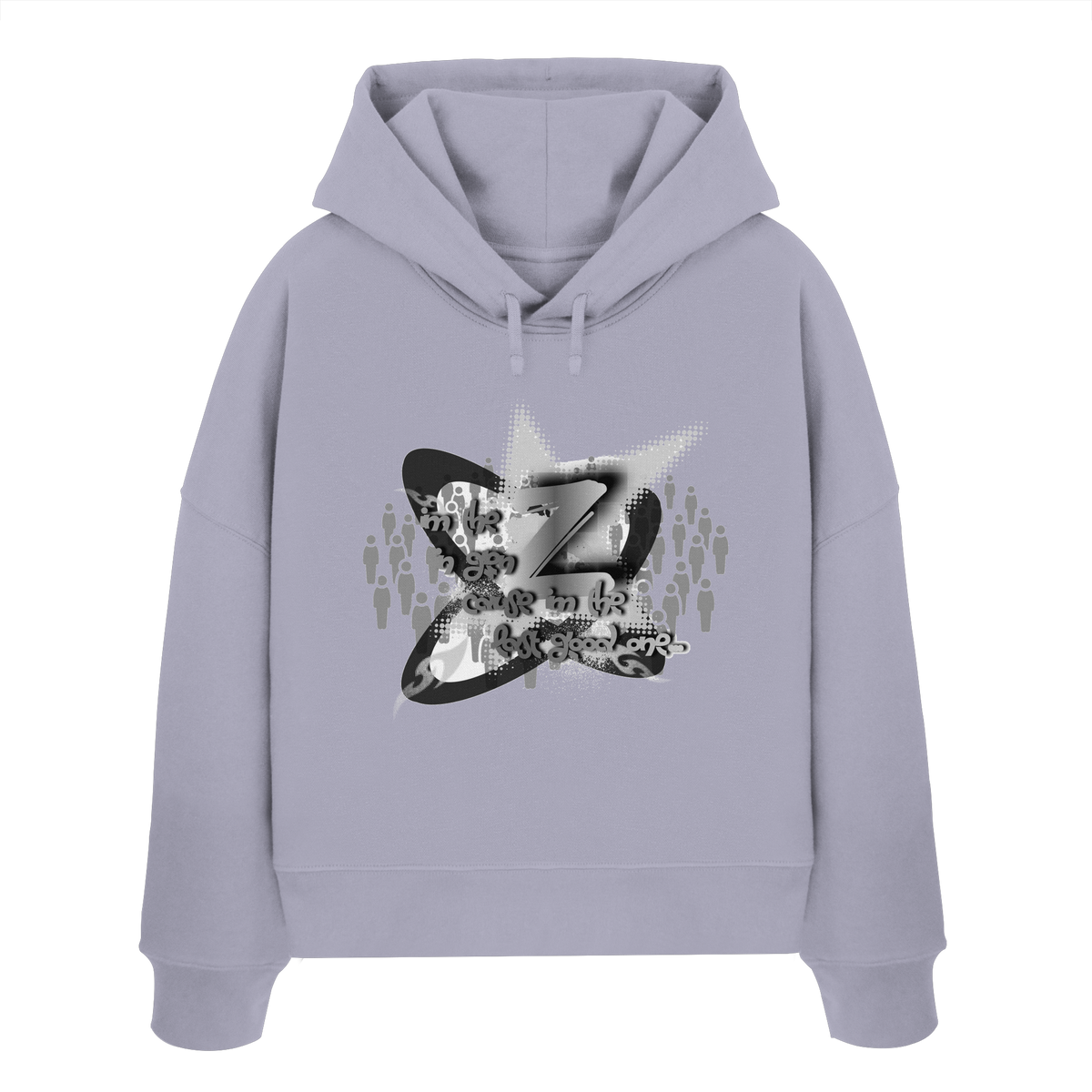 The Rebellion Z BASiC - Womens Organic Boxcut Hoodie