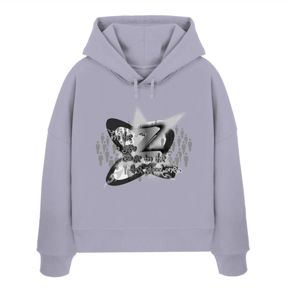 The Rebellion Z BASiC - Womens Organic Boxcut Hoodie