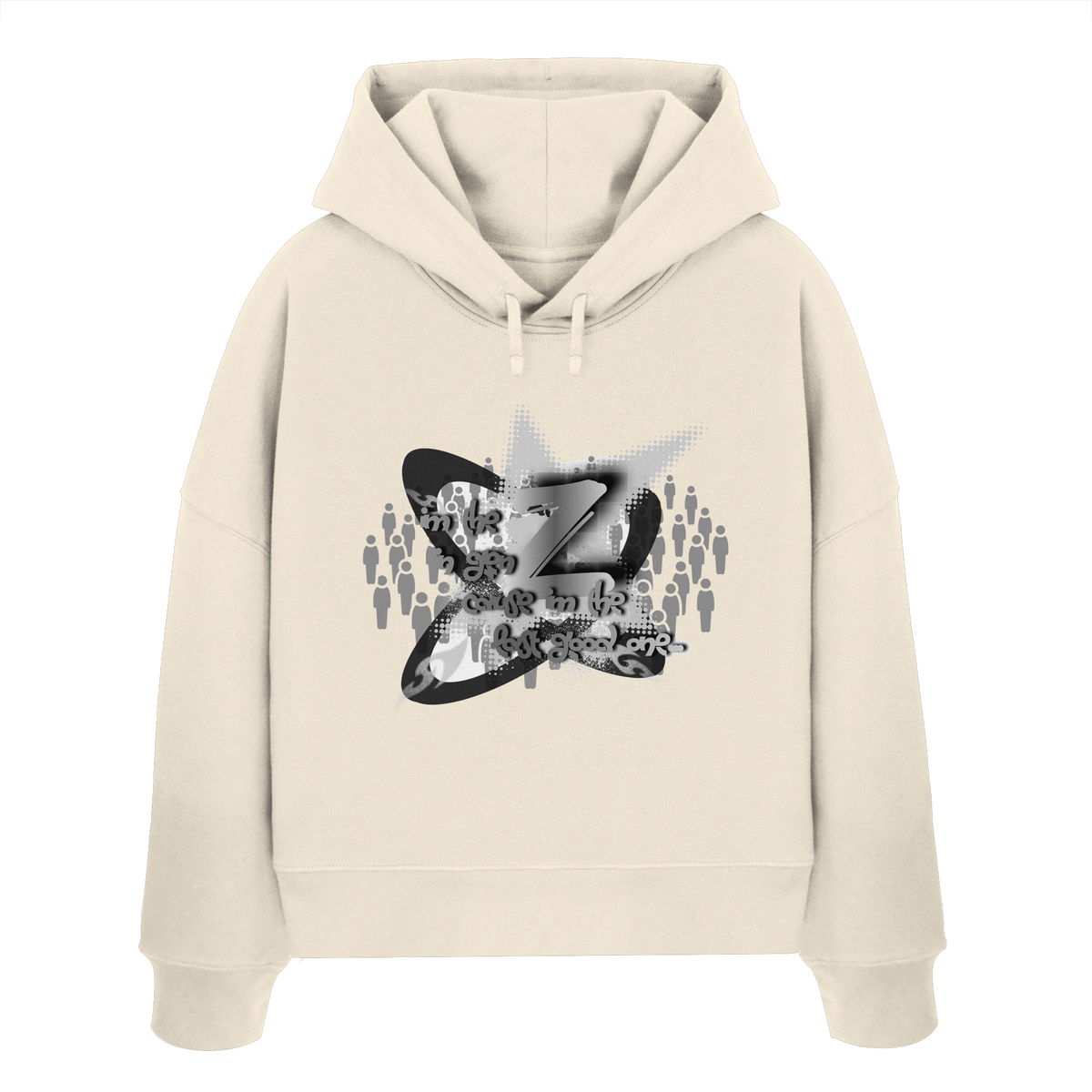 The Rebellion Z BASiC - Womens Organic Boxcut Hoodie