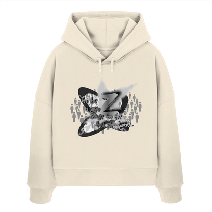 The Rebellion Z BASiC - Womens Organic Boxcut Hoodie