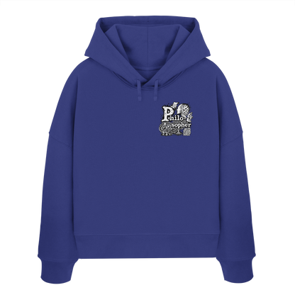 The Philosopher - Womens Organic Boxcut Hoodie