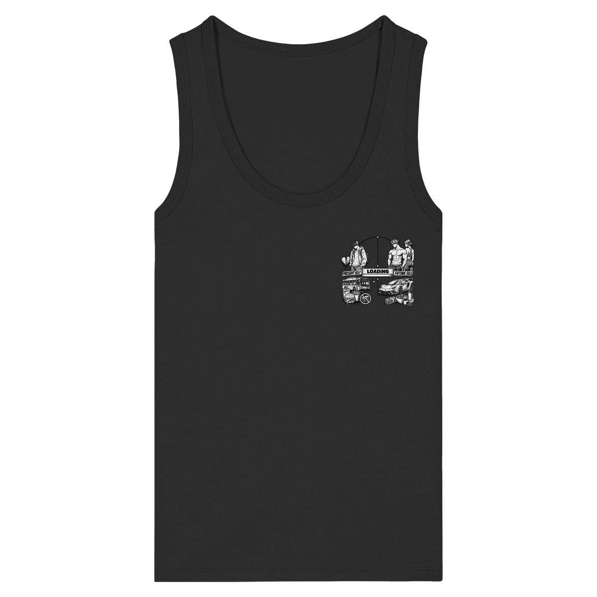 LOADiNG BASiCS - Womens Organic Fitted Tank Top