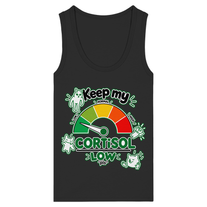 low CORTiSOL - Womens Organic Fitted Tank Top
