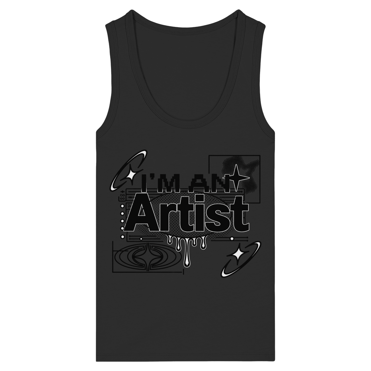 The Artist BASiCS - Womens Organic Fitted Tank Top