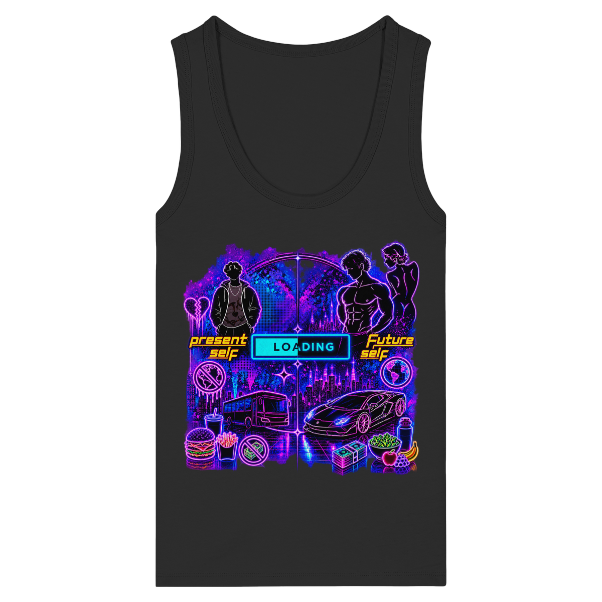 LOADiNG - Womens Organic Fitted Tank Top